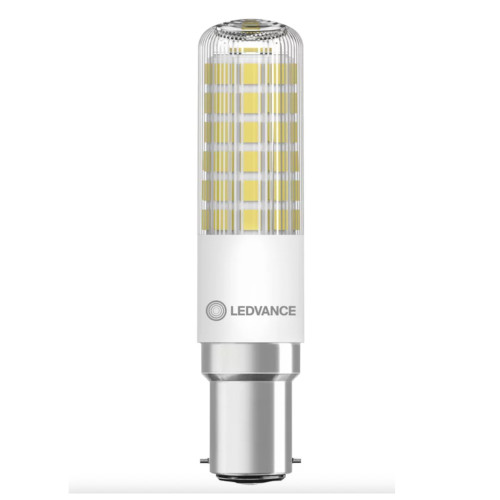 LED Tubular Lamp 6.5W (60W eq.) SBC 2700K Clear 18 X 80mm LED Tubular Lamp 6.5W (60W eq.) SBC 2700K Clear 18 X 80mm