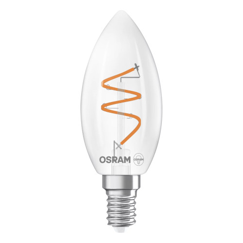 Vintage 1906 LED Filament Candle 3.1W (28W eq.) E14 2700K Clear CRi90 Dim Vintage 1906 LED Filament Candle 3.1W (28W eq.) E14 2700K Clear CRi90 Dim