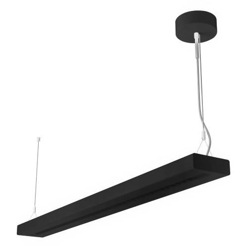 LED Indiviled Direct/Indirect Linear 1200mm 54W 3000K CRi90 DALI Sensor in Black LED Indiviled Direct/Indirect Linear 1200mm 54W 3000K CRi90 DALI Sensor in Black