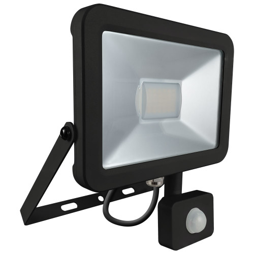 Phoebe Atlas LED Mini Floodlight With PIR 30W 240V 4000K Black IP65