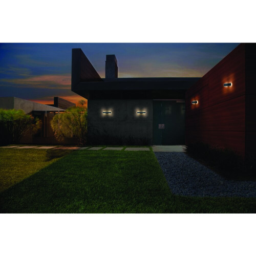 Dark Grey LED Endura Bow Wall Light 7W 280lm 3000K IP54 Dark Grey LED Endura Bow Wall Light 7W 280lm 3000K IP54