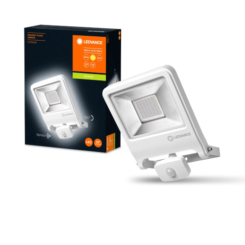 Endura White LED Floodlight 50W 4500lm 3000K IP44 with Sensor Endura White LED Floodlight 50W 4500lm 3000K IP44 with Sensor