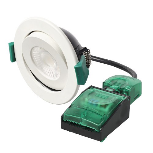 4/6W Firestay Duo LED Tilting Downlight Switchable CCT 2700K-6000K 4/6W Firestay Duo LED Tilting Downlight Switchable CCT 2700K-6000K