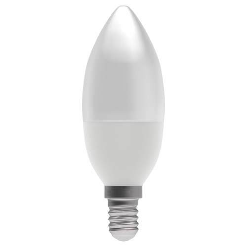 LED Genesis Candle 4.7W (40W eq.) E14 2700K Opal Dimmable Bell LED Genesis Candle 4.7W (40W eq.) E14 2700K Opal Dimmable Bell