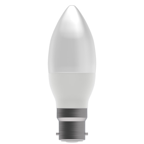 LED Genesis Candle 4.7W (40W eq.) B22d 2700K Opal Dimmable Bell LED Genesis Candle 4.7W (40W eq.) B22d 2700K Opal Dimmable Bell