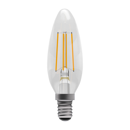 LED Genesis Candle 4.5W (40W eq.) E14 2700K Clear Dimmable Bell LED Genesis Candle 4.5W (40W eq.) E14 2700K Clear Dimmable Bell