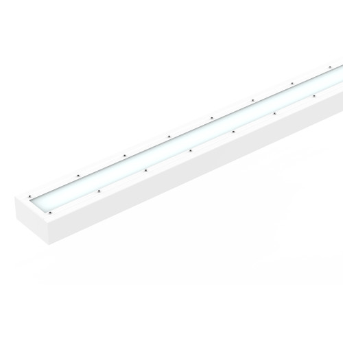 White 4ft LED Anti-Ligature Batten 25-60W 3/4/6000K DALI