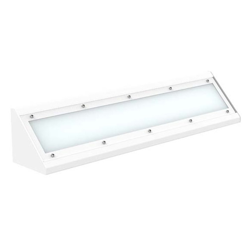 White 4ft LED Anti-Ligature Cornice Batten 25-60W 3/4/6000K
