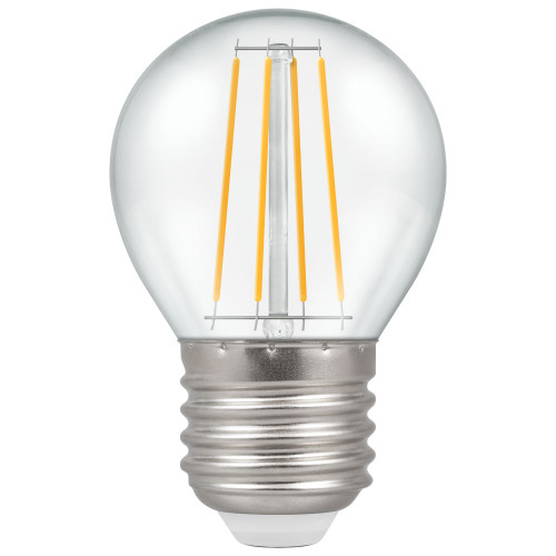 Crompton LED Filament Round 5W 240V Very Warm White E27 Clear Dimmable Crompton LED Filament Round 5W 240V Very Warm White E27 Clear Dimmable