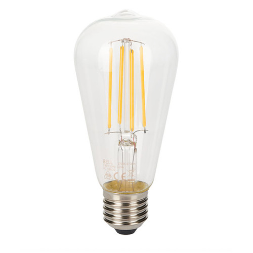 LED Platinum ST64 Lamp 3.8W (60W eqv.) E27 2700K Clear Dimmable LED Platinum ST64 Lamp 3.8W (60W eqv.) E27 2700K Clear Dimmable