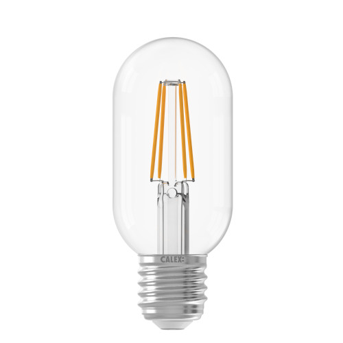 LED Tubular Lamp 4.5W ES 45x110mm Clear 2700K Dimmable Calex LED Tubular Lamp 4.5W ES 45x110mm Clear 2700K Dimmable Calex