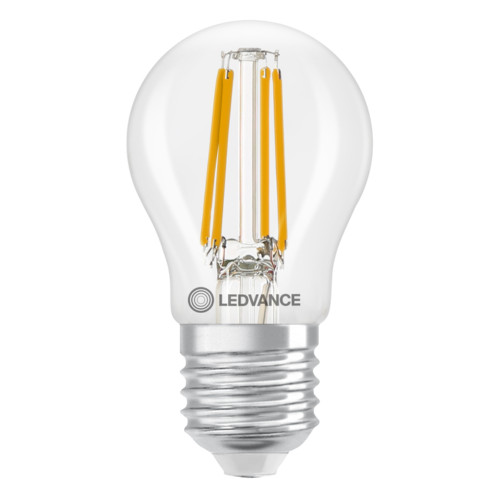 LED Golfball 45mm 3.4W (40W eq.) E27 2700K Clear Dimmable LED Golfball 45mm 3.4W (40W eq.) E27 2700K Clear Dimmable