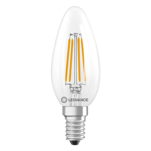 LED Filament Candle 3.4W (40W eq.) E14 4000K Clear Ledvance LED Filament Candle 3.4W (40W eq.) E14 4000K Clear Ledvance