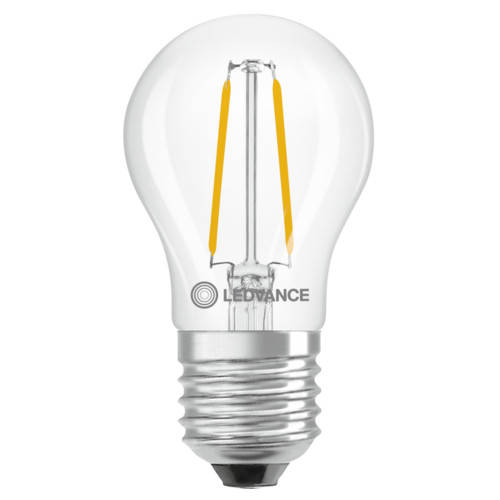 LED Golfball 45mm 1.8W (25W eq.) E27 2700K Clear Ledvance LED Golfball 45mm 1.8W (25W eq.) E27 2700K Clear Ledvance