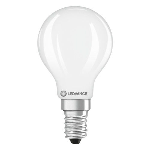 LED Golfball 45mm 5.9W (60W eq.) E14 2700K Frosted Ledvance
