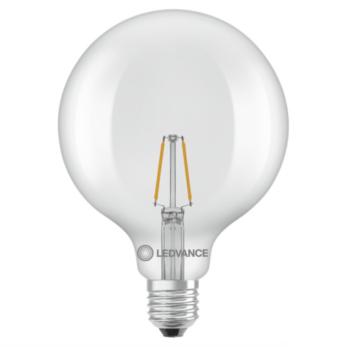 LED Classic Globe 125mm 1.8W (25W eq.) E27 2700K Clear Ledvance LED Classic Globe 125mm 1.8W (25W eq.) E27 2700K Clear Ledvance
