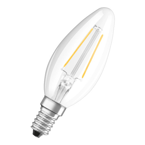 LED Value Candle Lamp 2.5W (25W eq.) E14 3000K Clear Ledvance LED Value Candle Lamp 2.5W (25W eq.) E14 3000K Clear Ledvance