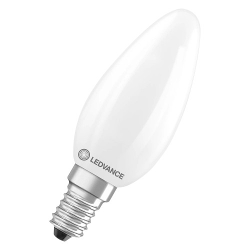 LED Value Candle Lamp 4.2W (40W eq.) E14 3000K Frosted Ledvance LED Value Candle Lamp 4.2W (40W eq.) E14 3000K Frosted Ledvance