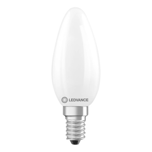 LED Value Candle Lamp 5.9W (60W eq.) E14 3000K Frosted Ledvance LED Value Candle Lamp 5.9W (60W eq.) E14 3000K Frosted Ledvance