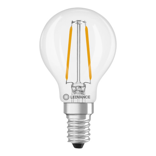 LED Value Golfball 45mm 2.5W (25W eq.) E14 3000K Clear Ledvance LED Value Golfball 45mm 2.5W (25W eq.) E14 3000K Clear Ledvance