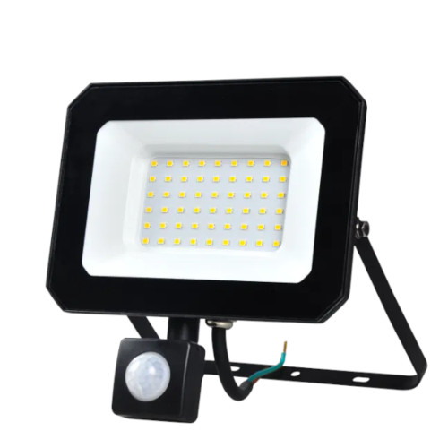 Phoebe LED Atlas Mini 3 Floodlight 50W 5000lm 3000K Black IP65 PIR Sensor