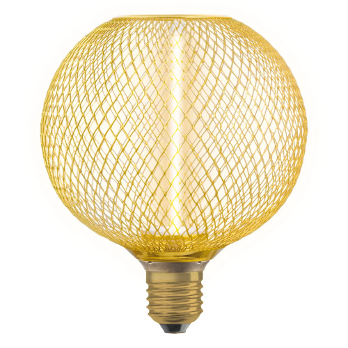 LED Straw Filament Globe 125mm 3.5W E27 1800K Gold Dimmable LED Straw Filament Globe 125mm 3.5W E27 1800K Gold Dimmable