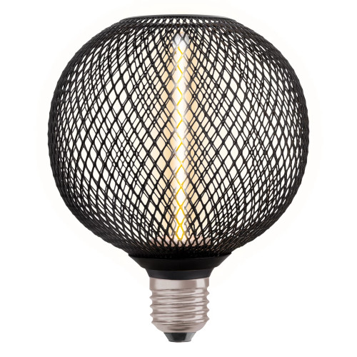 LED Straw Filament Globe 125mm 3.5W E27 1800K Black Dimmable LED Straw Filament Globe 125mm 3.5W E27 1800K Black Dimmable