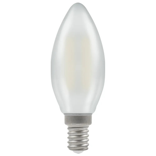 LED Filament Candle 2.2W (25W eqv.) E14 2700K Opal Dimmable Crompton LED Filament Candle 2.2W (25W eqv.) E14 2700K Opal Dimmable Crompton