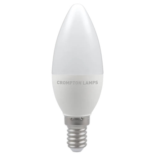 LED Thermal Plastic Candle 2.2W (25W eq.) SES 4000K Frosted Crompton LED Thermal Plastic Candle 2.2W (25W eq.) SES 4000K Frosted Crompton