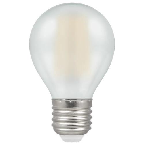 LED 45mm Round 4.2W (40W eq.) E27 Frosted 2700K Dimmable Crompton