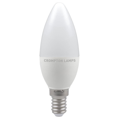 LED Thermal Plastic Candle 4.2W (40W eq.) SES 4000K Frosted Crompton