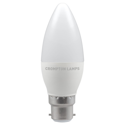 LED Thermal Plastic Candle 6.5W (60W eq.) BC 4000K Frosted Dimmable LED Thermal Plastic Candle 6.5W (60W eq.) BC 4000K Frosted Dimmable