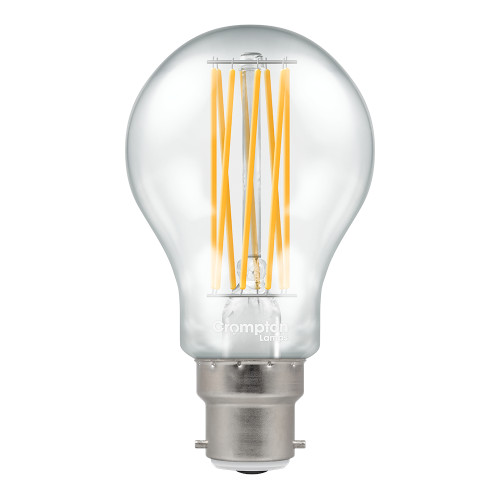 LED Filament GLS B22d 7.2W (100W eq.) 240V 3000K Clear Dimmable LED Filament GLS B22d 7.2W (100W eq.) 240V 3000K Clear Dimmable