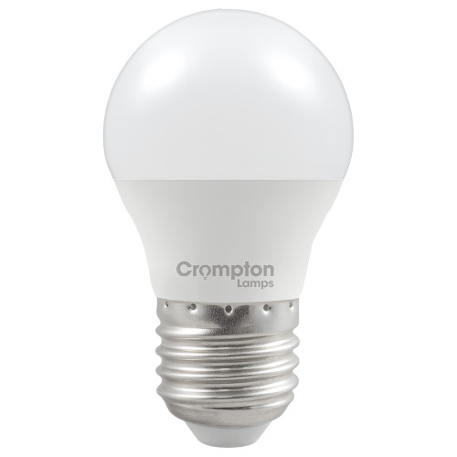 LED Thermal Plastic Golf Ball 2.2W (25W eq.) E27 Opal 4000K Crompton LED Thermal Plastic Golf Ball 2.2W (25W eq.) E27 Opal 4000K Crompton