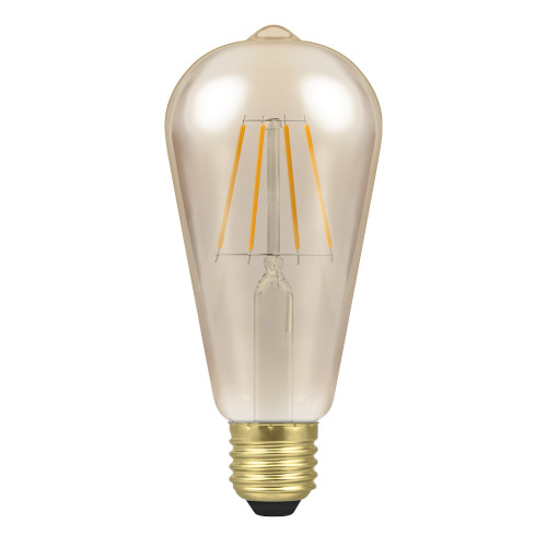 LED SR64 Squirrel Cage 7W (50W eq.) E27 Antique 2200K Dimmable LED SR64 Squirrel Cage 7W (50W eq.) E27 Antique 2200K Dimmable