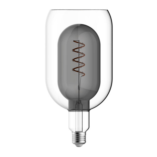 LED Nucleus Tumbler Tubular Lamp 4.5W 1800K E27 Smoke Crompton LED Nucleus Tumbler Tubular Lamp 4.5W 1800K E27 Smoke Crompton