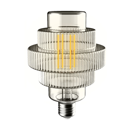 LED Deco Gear Lamp 112mm 4.9W 1800K E27 Clear Crompton LED Deco Gear Lamp 112mm 4.9W 1800K E27 Clear Crompton
