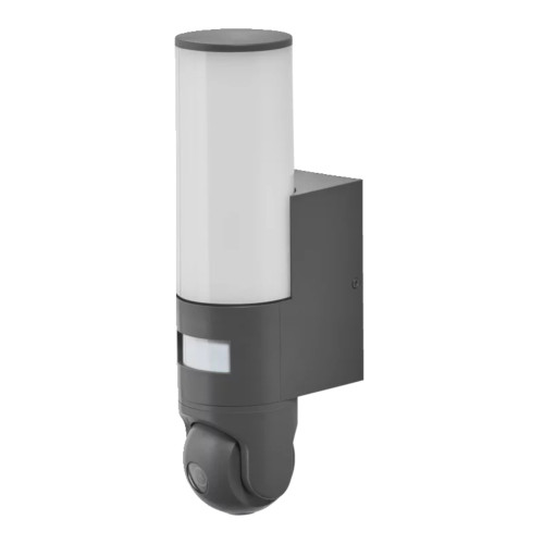 Osram LED Smart WIFI Wall Light Camera Sensor 3000K 16W Dark Grey Dim Osram LED Smart WIFI Wall Light Camera Sensor 3000K 16W Dark Grey Dim