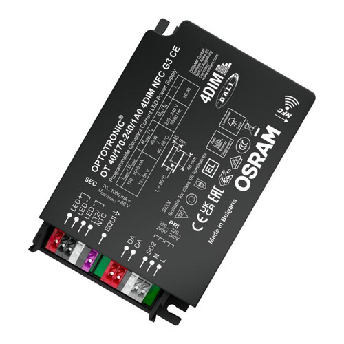 LED Driver 40W 150-1050mA 4DIM(StepDIM,AstroDIM,MainsDIM,DALI) G3 LED Driver 40W 150-1050mA 4DIM(StepDIM,AstroDIM,MainsDIM,DALI) G3