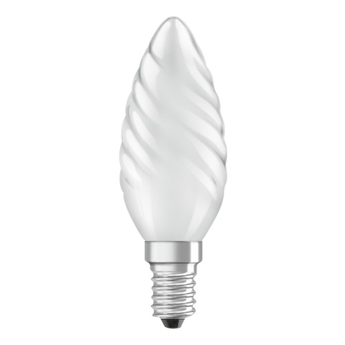 LED Twisted Candle 3.4W (40W eq.) E14 4000K RA90 Frosted Dimmable LED Twisted Candle 3.4W (40W eq.) E14 4000K RA90 Frosted Dimmable