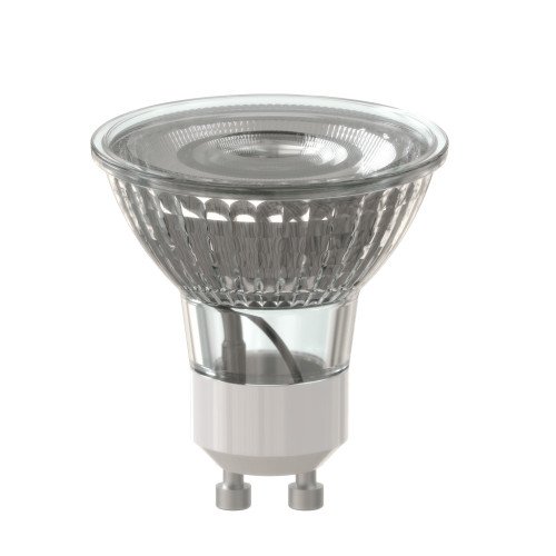 LED GU10 SMD 4.9W Ultra Warm White Dimmable Chrome 36Deg Calex