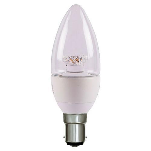 Bell LED Candle 4W Very Warm White 2700K B15d Clear