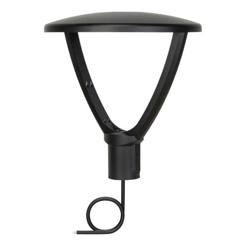Black LED Urban Lantern 59W 8200lm 3000/4000K IP66 with 7m Cable Asymmetric