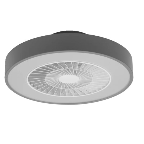 Grey LED Smart WIFI 550mm Ceiling Fan Light Tuneable CCT 78W Dim Osram
