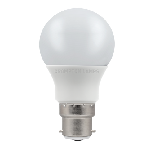 LED Thermal Plastic GLS 9.5W (75W eq.) B22d Opal 4000K Dimmable Crompton