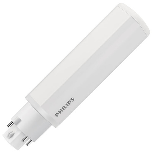 Philips CorePro LED PL-C 6.5W 4 Pin Cool White Plug-In Lamp - Horizontal Use