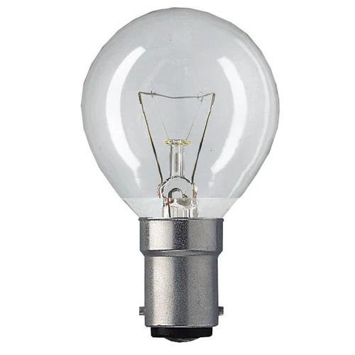 Crompton Round 45mm 240V 25W B15d Clear