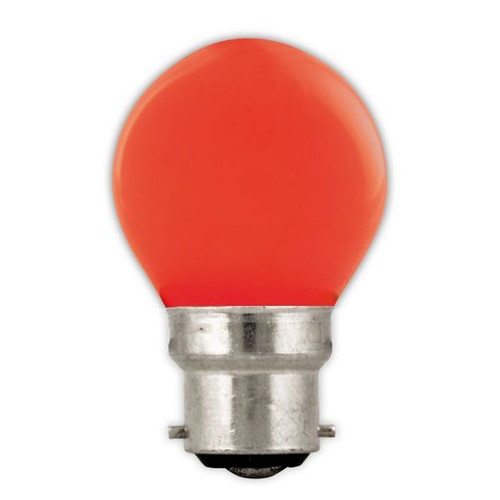 LED 45mm Round 1W B22d Red Calex LED 45mm Round 1W B22d Red Calex