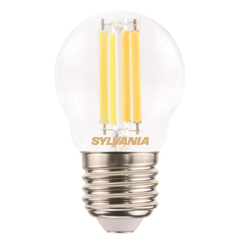 Sylvania LED 45mm Round 6W (60W) ES Clear Very Warm White Sylvania LED 45mm Round 6W (60W) ES Clear Very Warm White