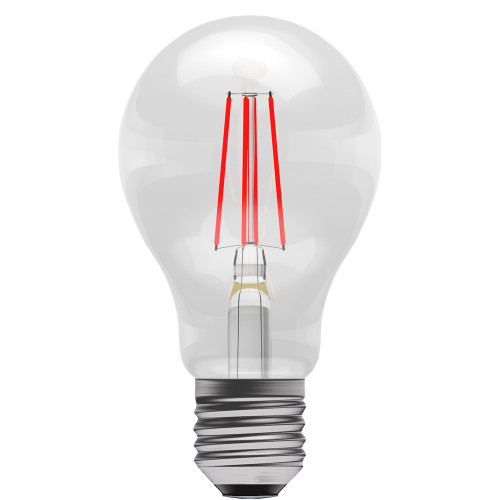 LED Coloured Filament GLS 4W E27 Red Bell LED Coloured Filament GLS 4W E27 Red Bell